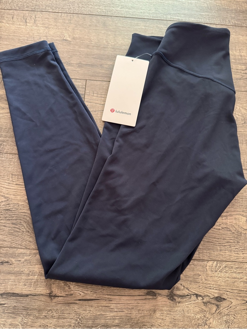 lululemon athletica Navy Wunder Under HR Tight 28"